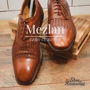 Mezlan Vero Cuoio 9M Tan Leather Men’s Shoes